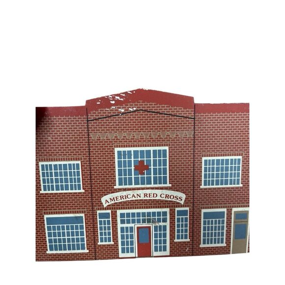 Vintage The Cat's Meow Wooden Town Set 1988-1995 Collectibles Set of 12 - Picture 9 of 15